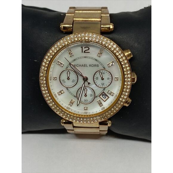 Michael Kors Parker MK5491 Women Stainless Steel Analog Dial Quartz Watch UC767 - Picture 2 of 12